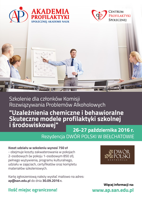 Szkolenie dla G/MKRPA - 26/27.10.2016